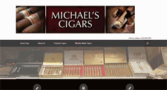 Desktop Screenshot of michaelscigars.com